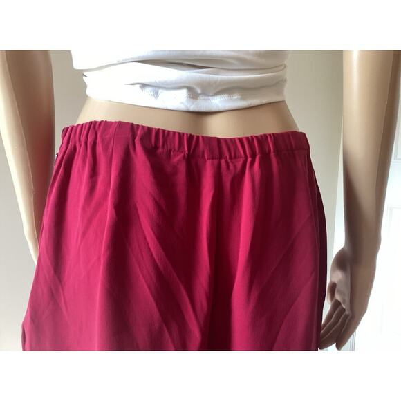 Vtg Talbots Red 100% Pure Silk Business Casual Dress Pants Sz 12 - Picture 4 of 10